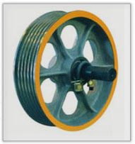 导向轮与对重轮