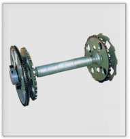 自动扶梯上下部链轮